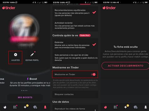 ocultar perfil tinder|Oculta tu perfil de Tinder